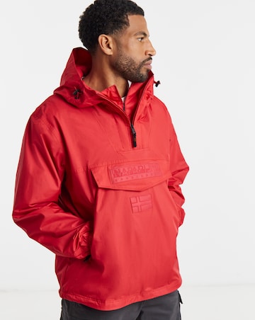 Napapijri Rainforest Next Windbreaker Jacket - Red