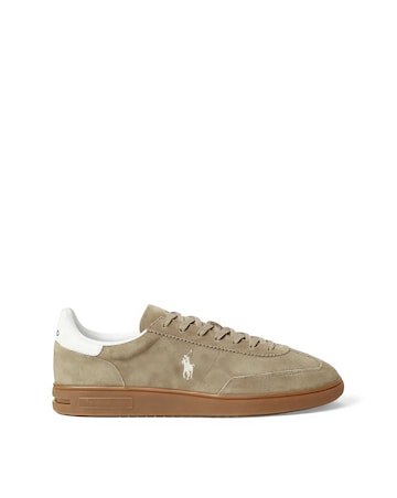 Polo Ralph Lauren Bedford Suede Trainers - Beige