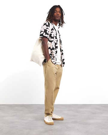 Floral Printed Holiday Shirt