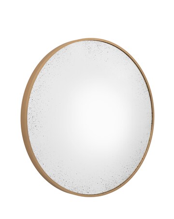 Gallery Yardley Convex Round Mirror Bronze 600mm