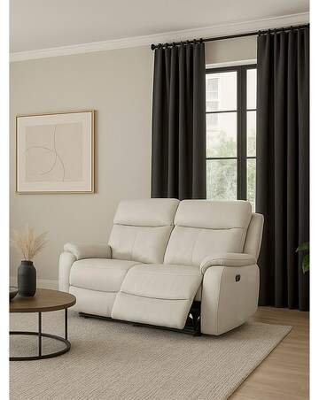 Aspire Kingsmere Leather Power Recliner 2 Seater
