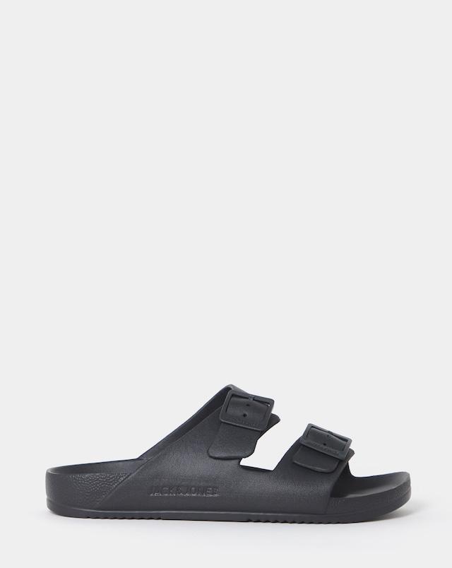 JACK & JONES Croxton Two Strap Sandals - Black
