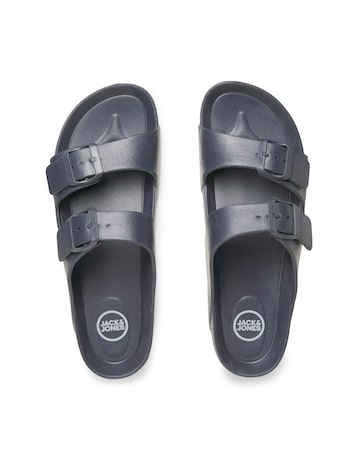 Jack & Jones Croxton Two Strap Sandal - Black
