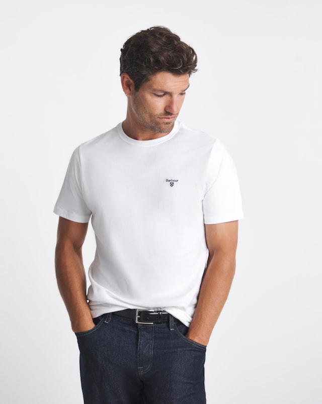 Barbour Essential Short Sleeve T-Shirt - White