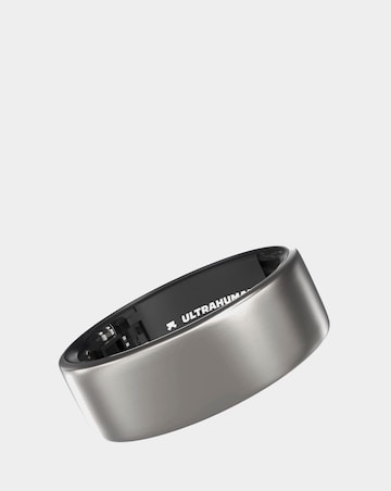 Ultrahuman Ring AIR Bluetooth Smart Ring - Raw Titanium - Size 6