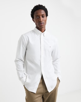 Tommy Hilfiger Long Sleeve Flex Poplin Shirt - White