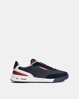Tommy Hilfiger Mix Retro Runner Trainer - Navy