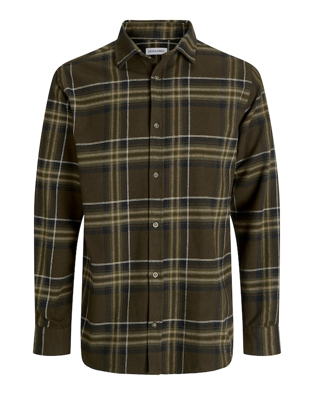 Jack & Jones Joshua Check Shirt - Brown