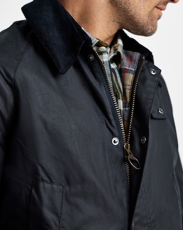 Barbour Ashby Wax Jacket - Navy