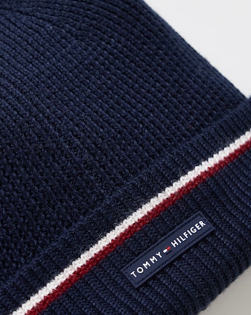 Tommy Hilfiger Stripe Beanie - Navy