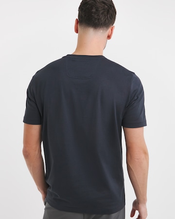 BOSS Short Sleeve Raised Logo T-Shirt - Dark Blue