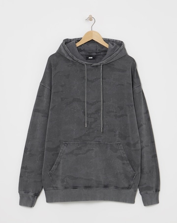 Acid Wash Camo Hoodie