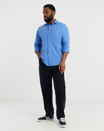 Polo Ralph Lauren Long Sleeve Stretch Jersey Shirt - Blue