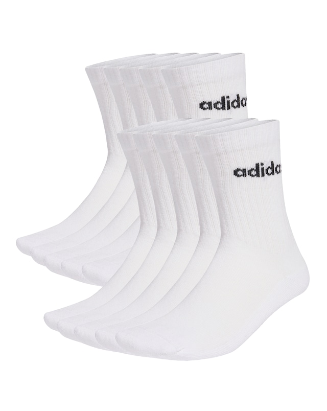 adidas Linear Crew 10 Pack Socks