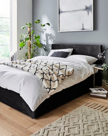 Hayden Velvet Ottoman Bed Frame