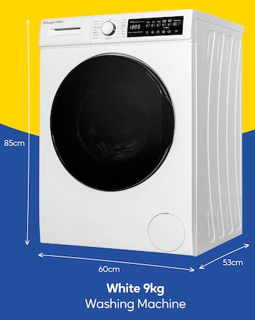 Russell Hobbs RH914W116W 9kg, 1400rpm, Washing Machine - White