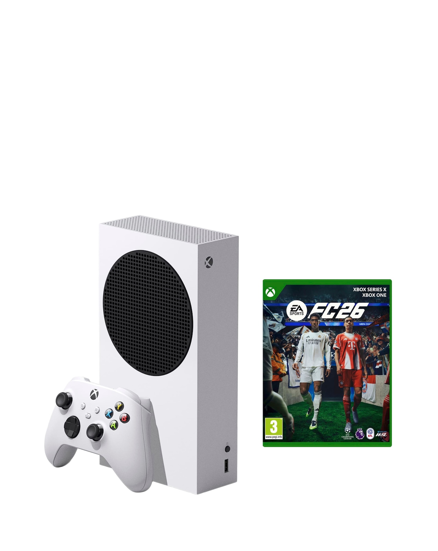 Xbox Series S 512GB Console + EA SPORTS FC 26 bundle | Jacamo