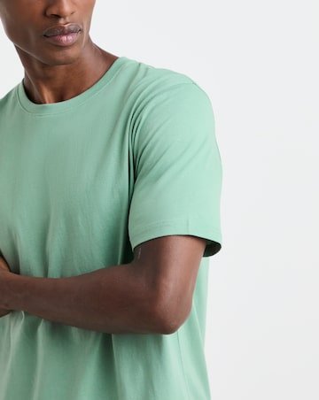 Pure Cotton Crew Neck T-Shirt Long