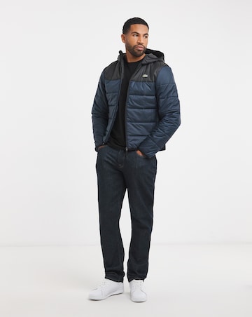 Lacoste Classic Hooded Navy Padded Jacket