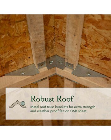 4LIFE Apex Shed 6x8 - Double Door - No Window (Home Delivery)