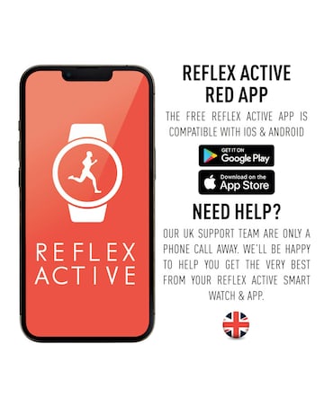 Reflex Active Series 13 Full Touch Screen Smart Watch - Black