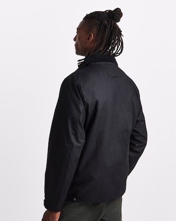 Barbour Re-Engineered Utility Bedale Wax Jacket - Black
