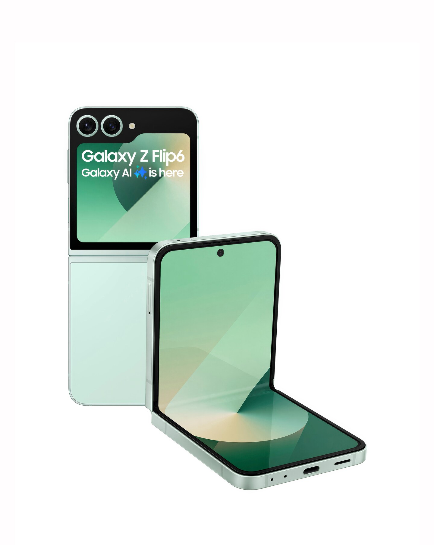 Samsung Galaxy Z Flip6 512GB 5G - Mint - Galaxy AI | Jacamo