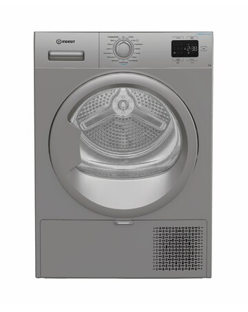 Indesit C YSD 82D SS UK 8kg Heat Pump Tumble Dryer - Silver