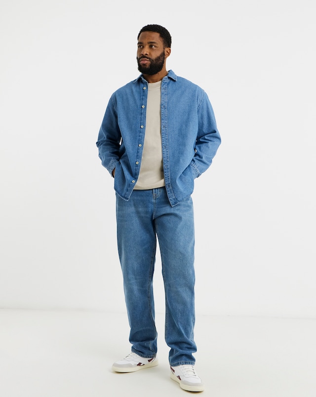 JACK & JONES Stanley Denim Shirt - Blue