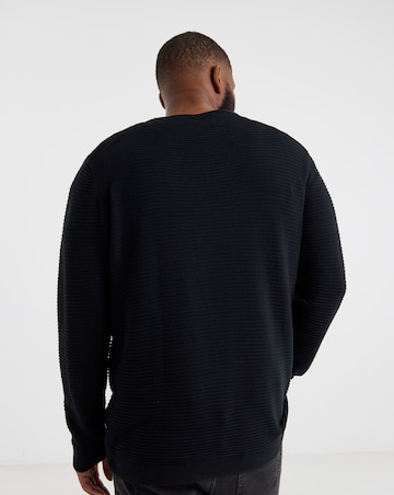 Jack & Jones Otto Knit Crew Neck - Black