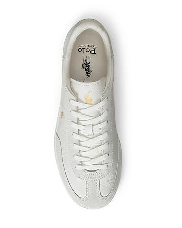 Polo Ralph Lauren Bedford Leather Trainers - White