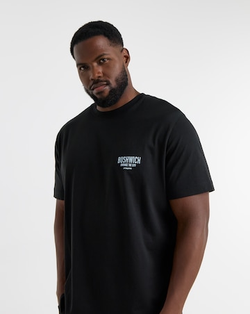 Jack & Jones Bushwich Back Graphic T-Shirt - Black