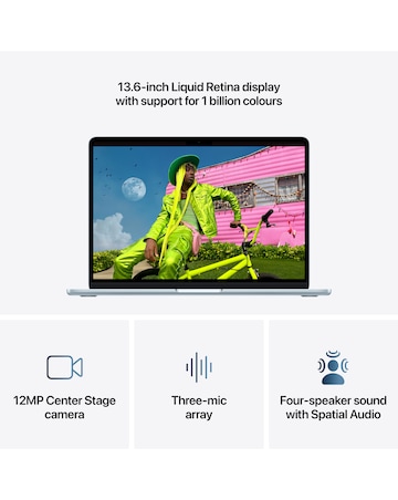 Apple MacBook Air (M5, 2026) 13in 10-core CPU 10-core GPU 24GB 1TB - Sky Blue