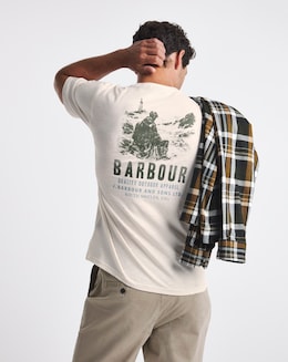 Barbour Glencorse Relaxed Graphic T-Shirt - White