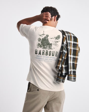 Barbour Glencorse Relaxed Graphic T-Shirt - White