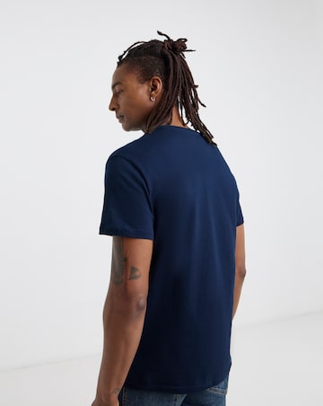 Tommy Jeans Short Sleeve Big Flag T-Shirt - Navy