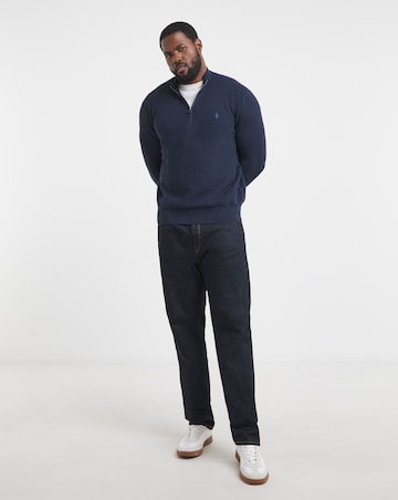 Polo Ralph Lauren 1/4 Zip Jumper - Navy Heather