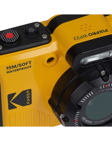 Kodak PIXPRO WPZ2 16MP 4x Zoom Tough Compact Camera - Yellow