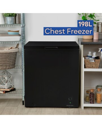 Russell Hobbs RH198CF0E1B 198 Litre Chest Freezer - Black