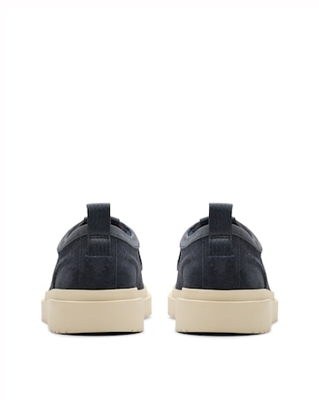 Clarks Polden Moc Shoe - Navy Suede
