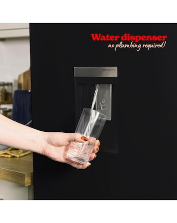 Russell Hobbs RH180FFFF551E1BWD Frost-Free Fridge Freezer with Water Dispenser