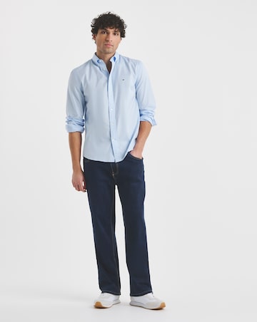 Tommy Hilfiger Long Sleeve Flex Poplin Shirt - Light Blue