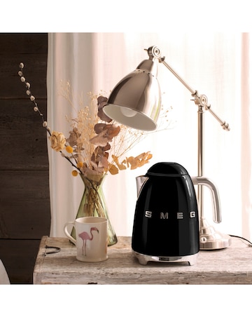 Smeg Kettle and 4 Slice Toaster Black