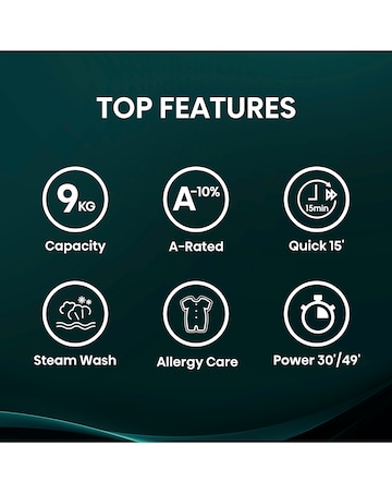 Hisense WF1Q9041BW 1 Series 9kg 1400 Spin Washing Machine - White