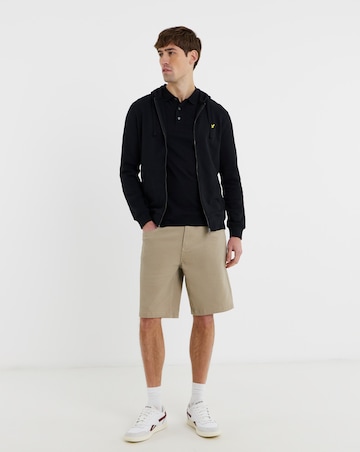 Lyle & Scott Zip Through Hoodie - Jet Black