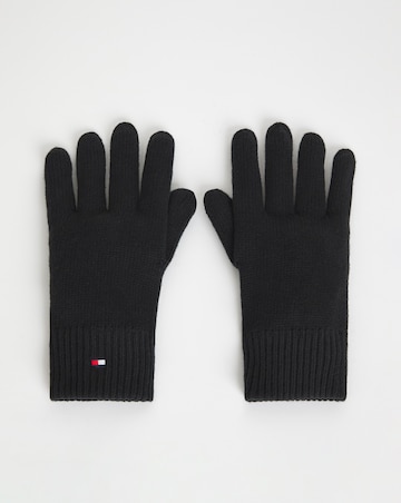 Tommy Hilfiger Flag Pima Cotton Beanie & Glove Gift Set