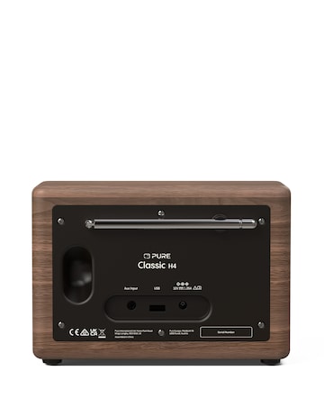 Pure Classic H4 Digital Radio Black/Walnut