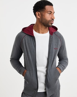 BOSS Mix &amp; Match Lounge Hoodie - Charcoal