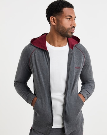 BOSS Mix & Match Lounge Hoodie - Charcoal