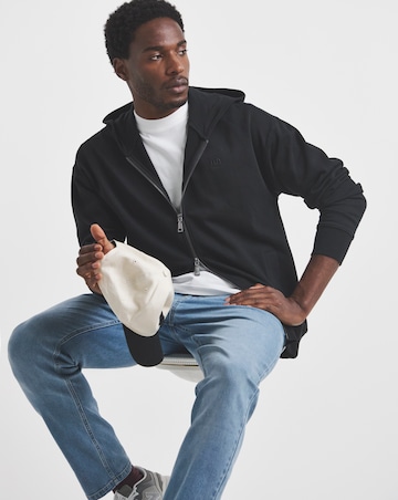 Union Full Zip Hoodie-Black